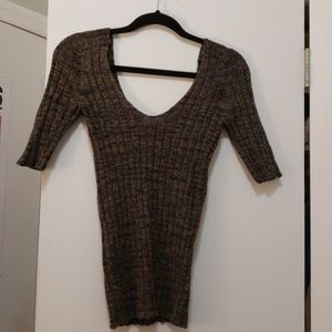Free People Scoop-Neck Fitted Top
